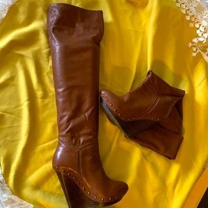 Brown boots